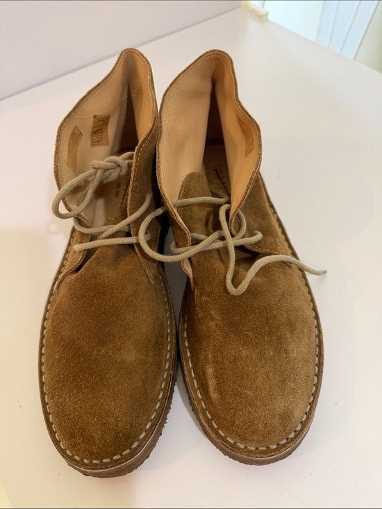 Todd Snyder Cognac Suede Chukka Boots Sz 8.  Tub8. New/Flawed main image 6